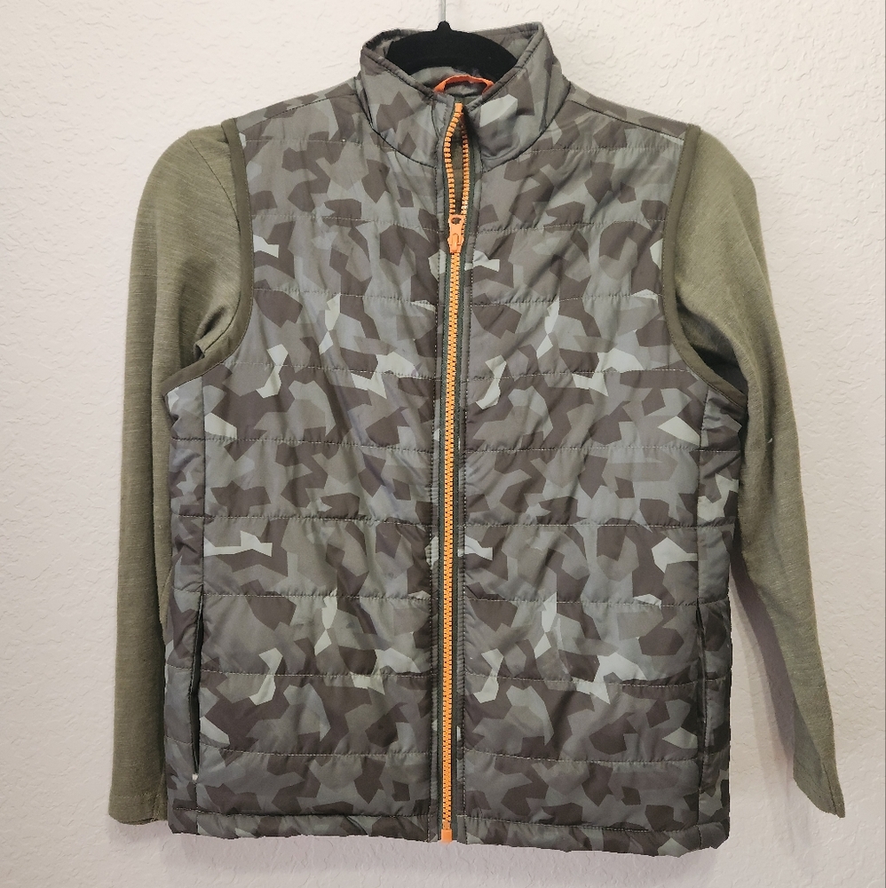 Puffer Vest and Shirt Combo Sz 10 Kids